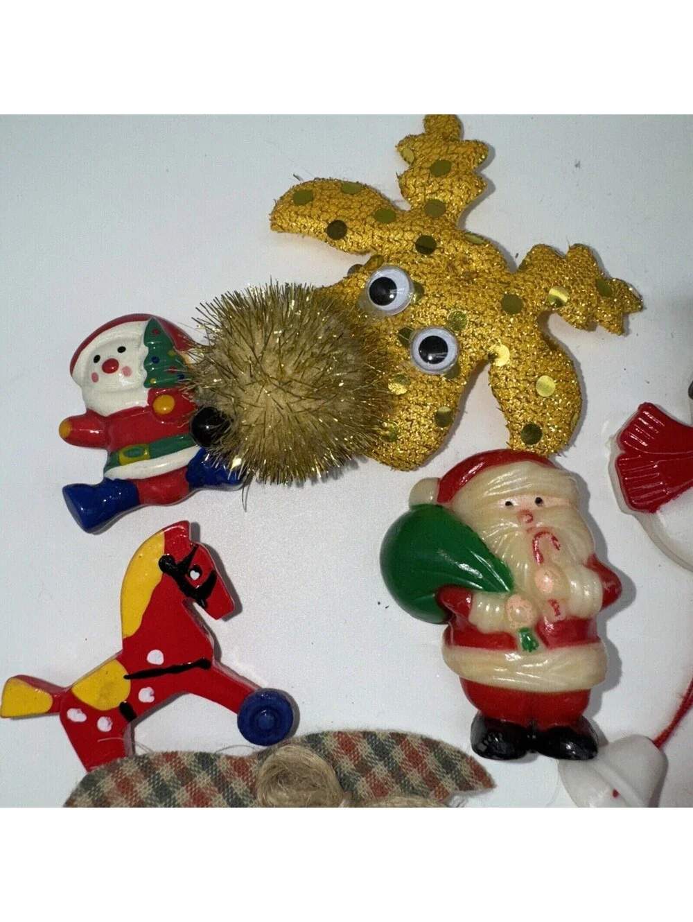 14 Vintage Christmas Thanksgiving Holiday Lapel Pin Turkey Snowman Mouse Santa